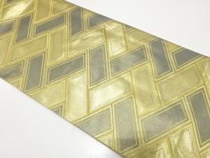 桧垣模様織り出し　袋帯